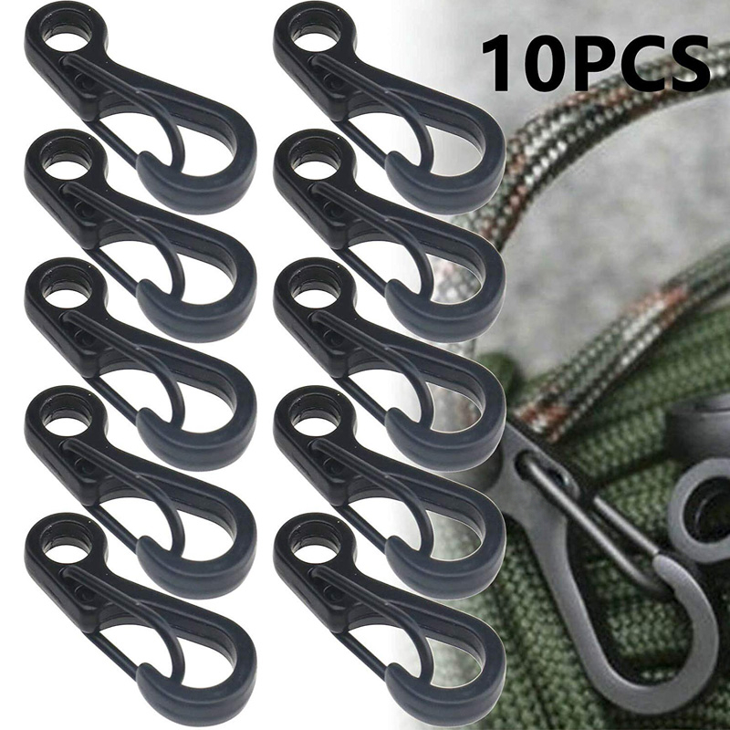 Outdoor Adventure Backpack - 10 개/몫 미니 Carabiner Paracord 전술
