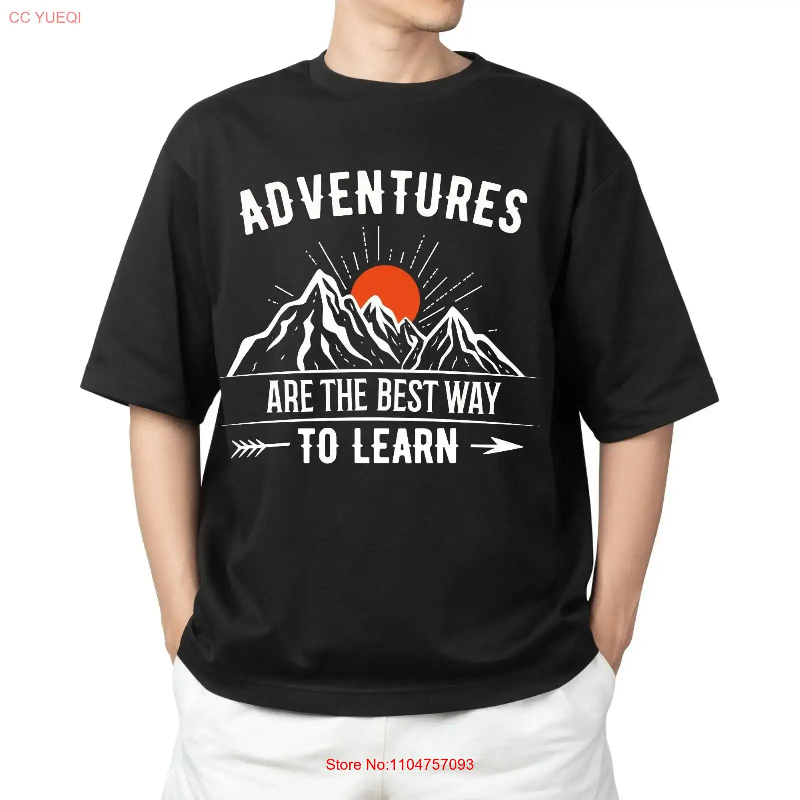 Outdoor Adventure Learning - 모험은 최고의 학습 방법입니다. 티셔츠 캠핑