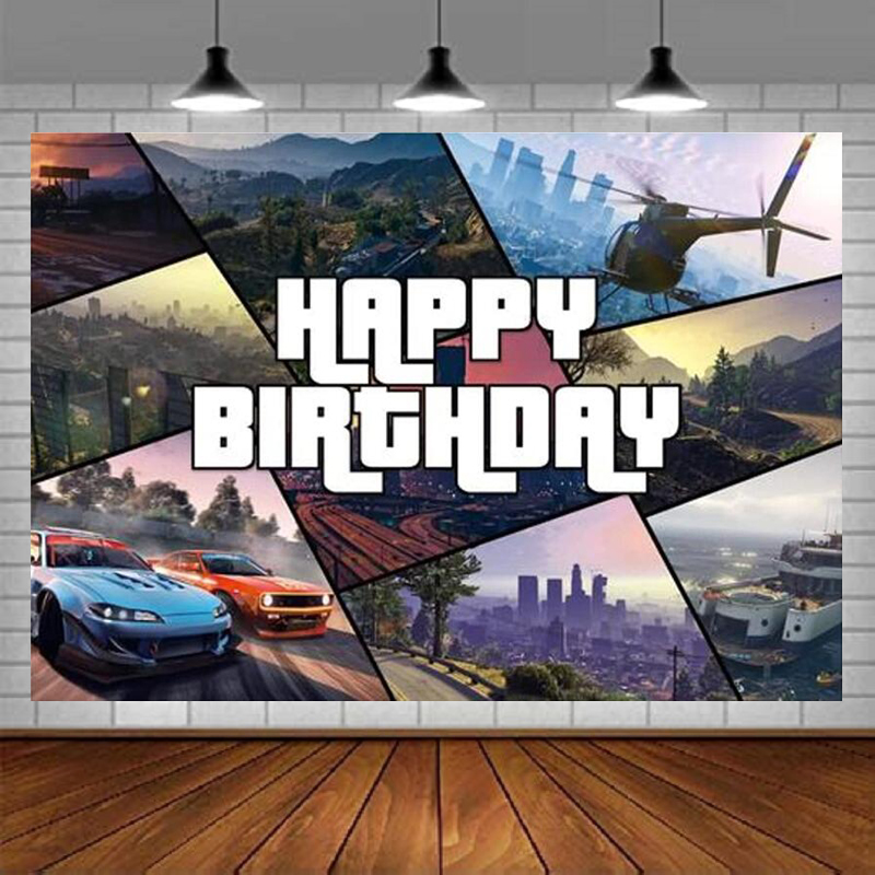 Outdoor Adventure Background - 도시 모험 생일 축하 게임 소년을위한