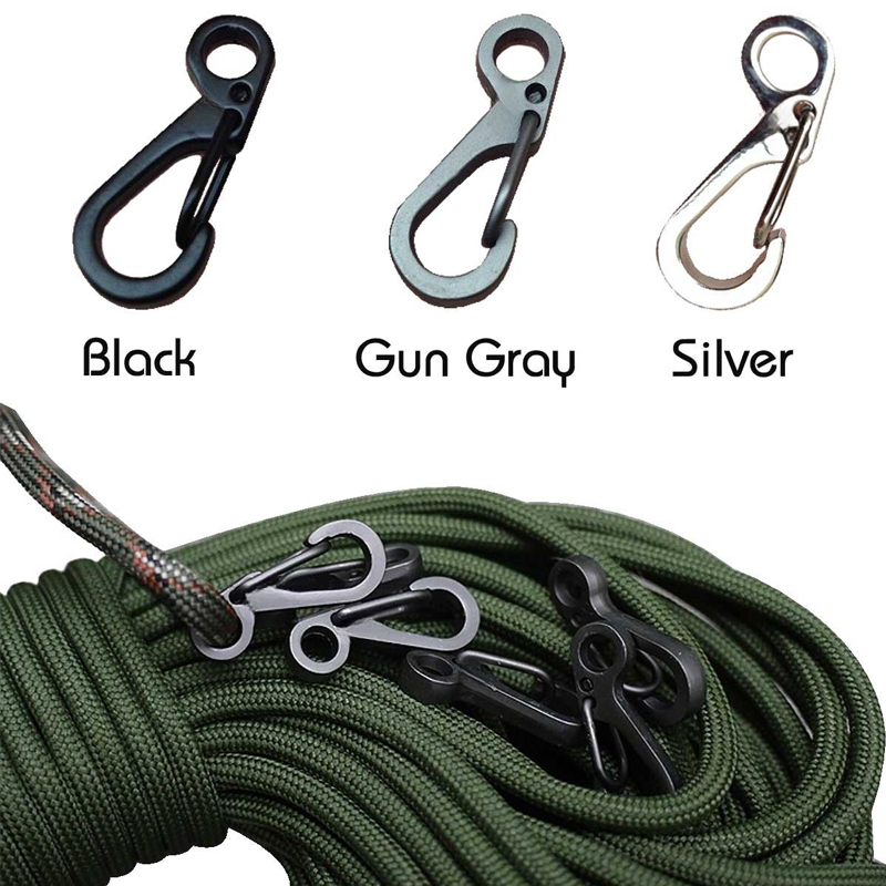 10 개/몫 미니 Carabiner Paracord 전 - Outdoor Adventure Backpack 리뷰 및 가격