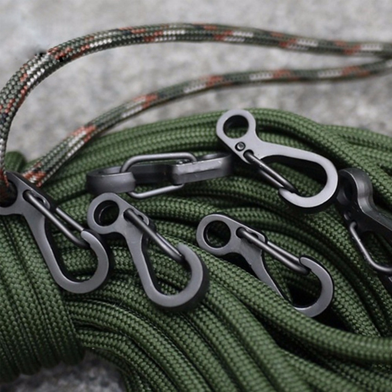 10 개/몫 미니 Carabiner Paracord 전 - Outdoor Adventure Backpack 리뷰 및 가격