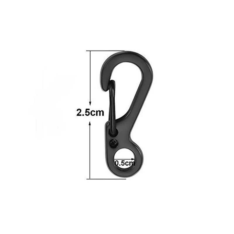 10 개/몫 미니 Carabiner Paracord 전 - Outdoor Adventure Backpack 리뷰 및 가격