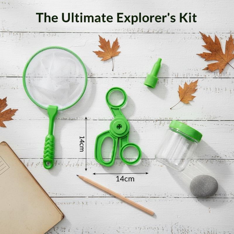 곤충 가위 클립과 그물을 포함한 어린이 곤충 탐험 세트 - Outdoor Adventure Learning 리뷰 및 가격