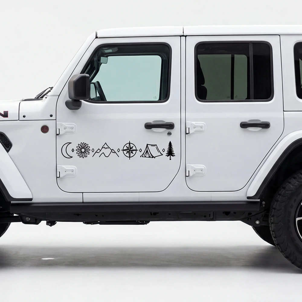 야외 모험 이야기 디자인 자동차 스티커 SUV 캠프 밴 - Outdoor Adventure Vans 리뷰 및 가격