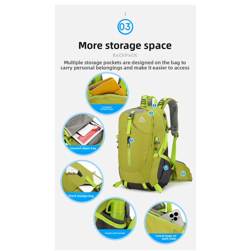 아젤라 36-55L 하이킹 배낭 대용량 경량 아웃도어  - Outdoor Adventure Backpack 리뷰 및 가격